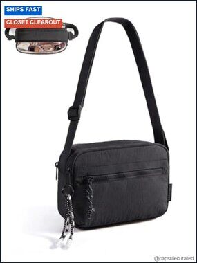 Small Crossbody Bag for Women Travel Purse Shoulder Handbag Nylon